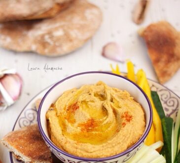 Hummus cu ardei copti si naut Sun Food