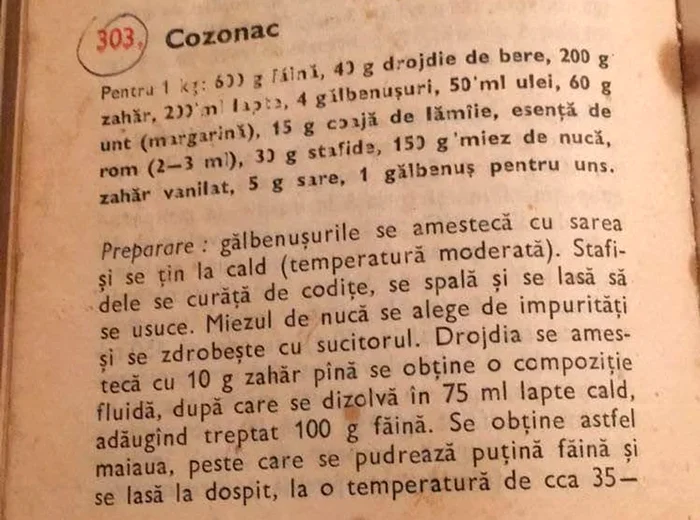 La ricetta del cozonac è ​​custodita con santità dalle massaie FOTO: Archivio Personale/Ecaterina Hulea