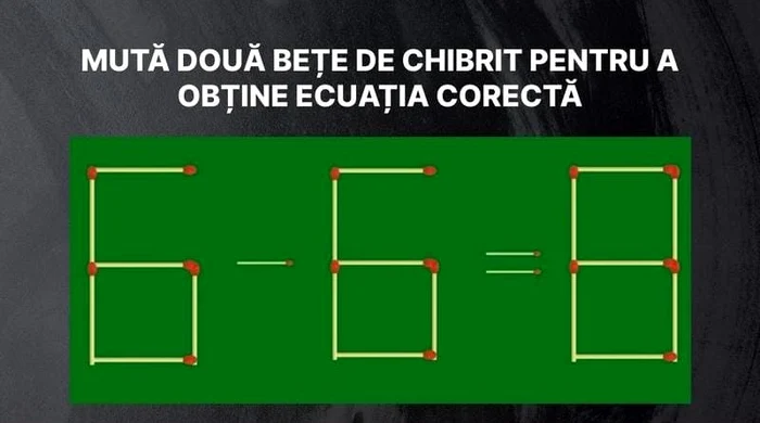 La tua mente funziona? Muovi due fiammiferi per trovare la soluzione corretta. Solo i geni riescono