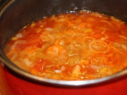 Zuppa di crema di verdure