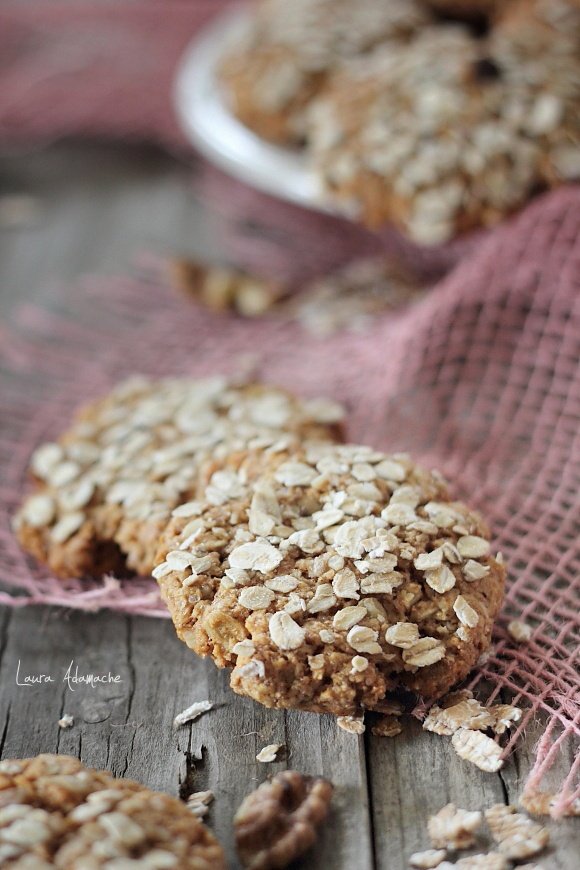 Dettaglio biscotti di farina d'avena