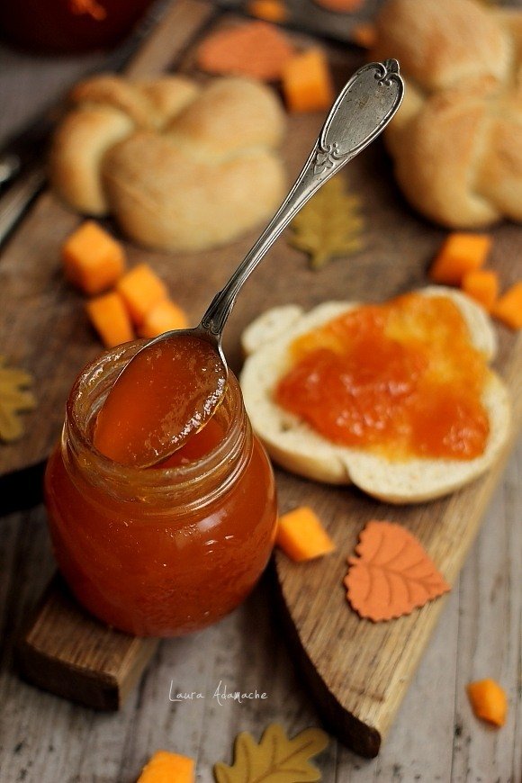 Dettaglio della marmellata di zucca