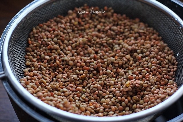 preparazione lenticchie