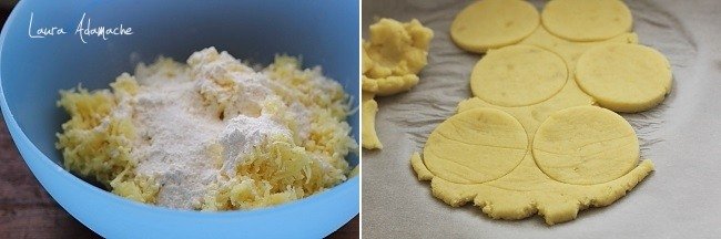 Preparazione dell'impasto di patate