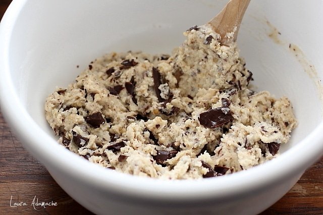 Biscotti quaresimali con dettaglio di cioccolato