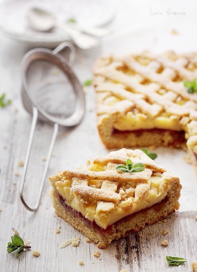 Crostata quaresimale con crema al caramello, ricetta semplice