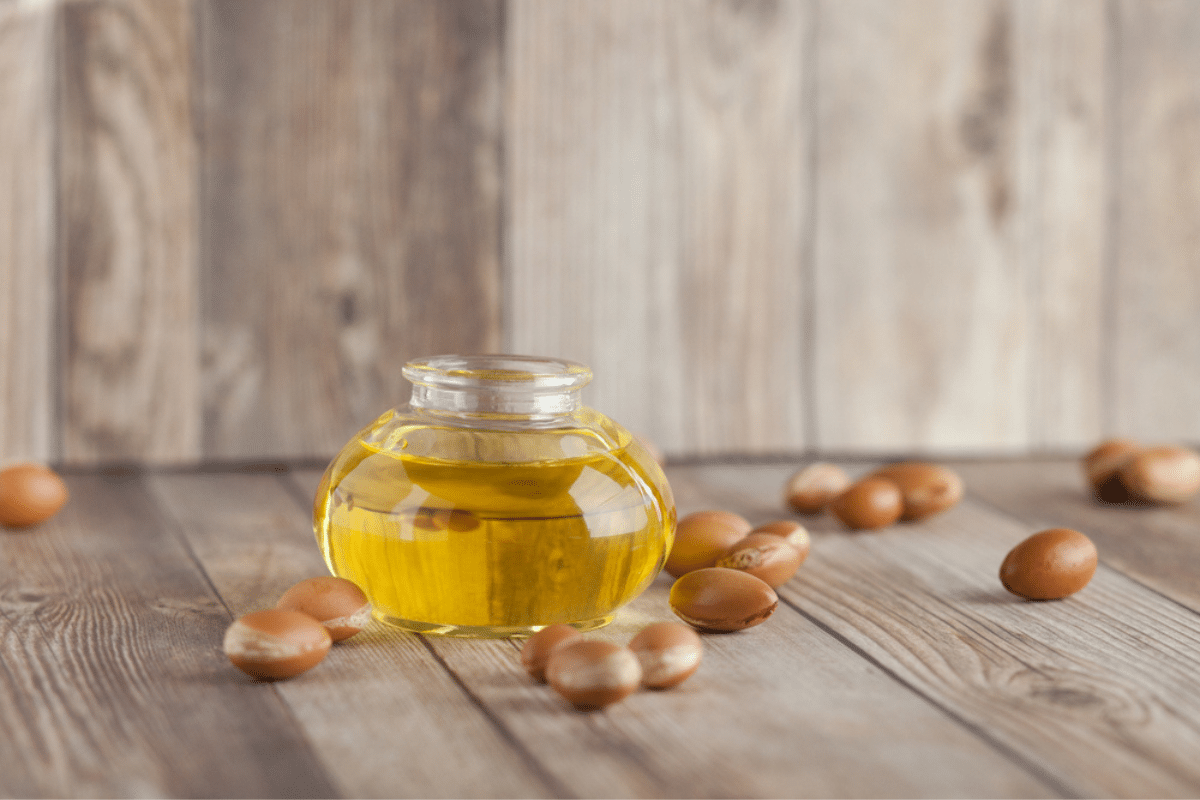 Olio di Argan in vasetto trasparente