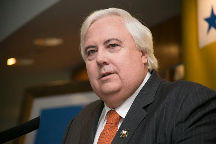 Il miliardario australiano Clive Palmer