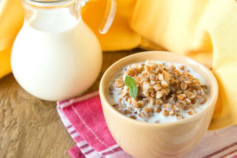 dessert con grano saraceno e latte